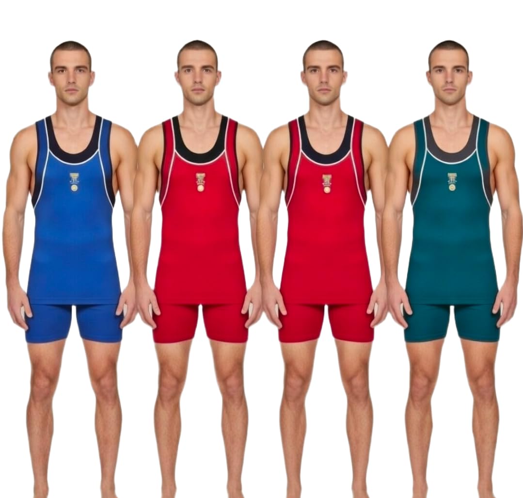 alcozy Mens Gym Vest, Premium Cotton, Contrast Piping, Soft Fabric, Pack of 3-picture-12