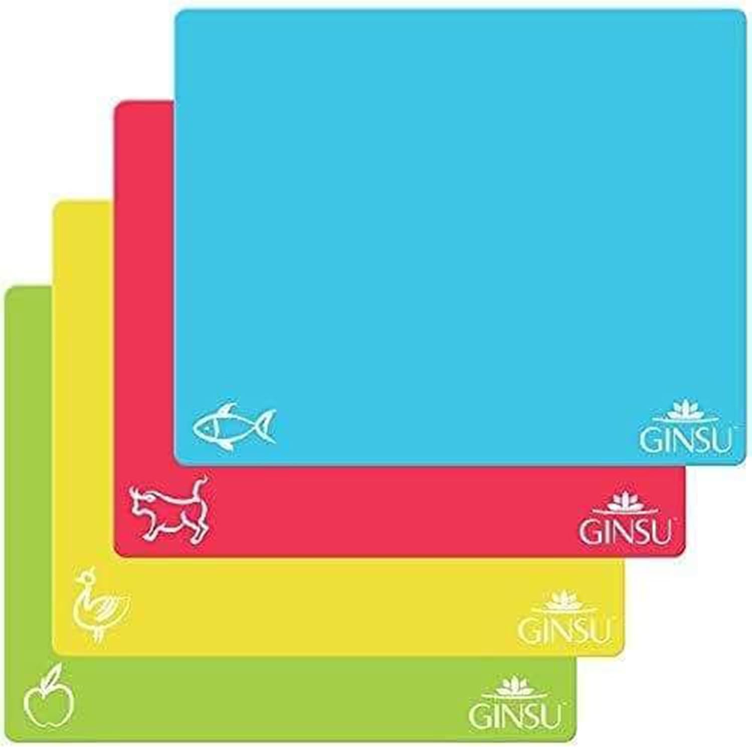 Tablas de Cortar Plástico Flexible Ginsu Set 4 Pzas miniatura 1