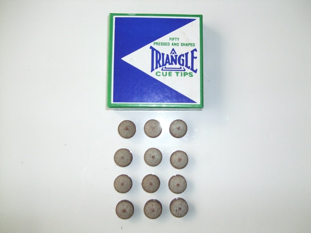 triangle 12-9 mm Medium Hard Cue Tips!