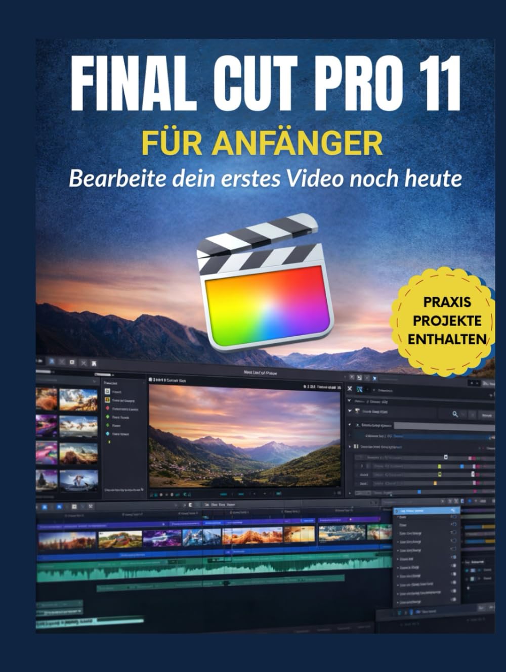 Final Cut Pro 11 für Anfänger: Bearbeite dein erstes Video noch heute: Meistern Sie Bearbeitung, Farbe, Audio, Effekte und effiziente Arbeitsabläufe mit den neuesten Funktionen