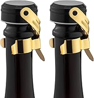 Vista 31 de WOTOR Champagne&Wine Bottle Stoppers Stainless Steel with Food Grade Silicone, Leak Proof Keep Fresh Reusable Saver, Cork Suitable for Wine, Silver