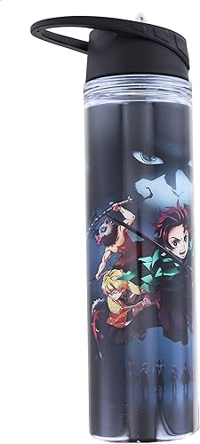 Miniatura 2 de Surreal Entertainment Demon Slayer Group - Botella de agua de 20 onzas