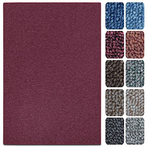 casa pura Teppich London | viele Größen | pflegeleichter Flacher Schlingenflor | Flurteppich,...
