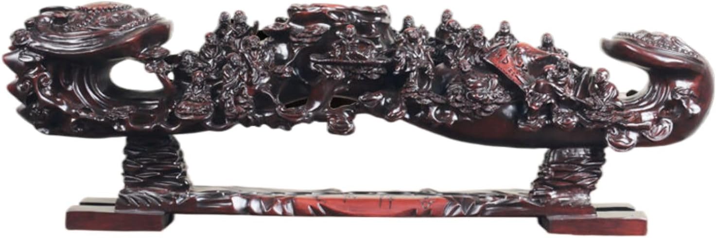 十八罗汉中式招财摆件 Feng Shui Figurine Home Office Decor Chinese Gifts 创意办公室桌面装饰品摆设公司开业工艺礼品 9203