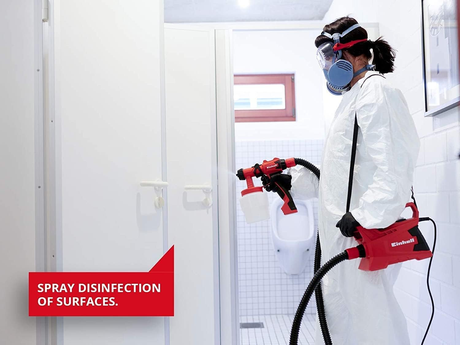 Einhell Elektryczny pistolet do malowania TC-SY 400 P (400 W, spray do lakierów i laserów) W zestawie z akcesoriami