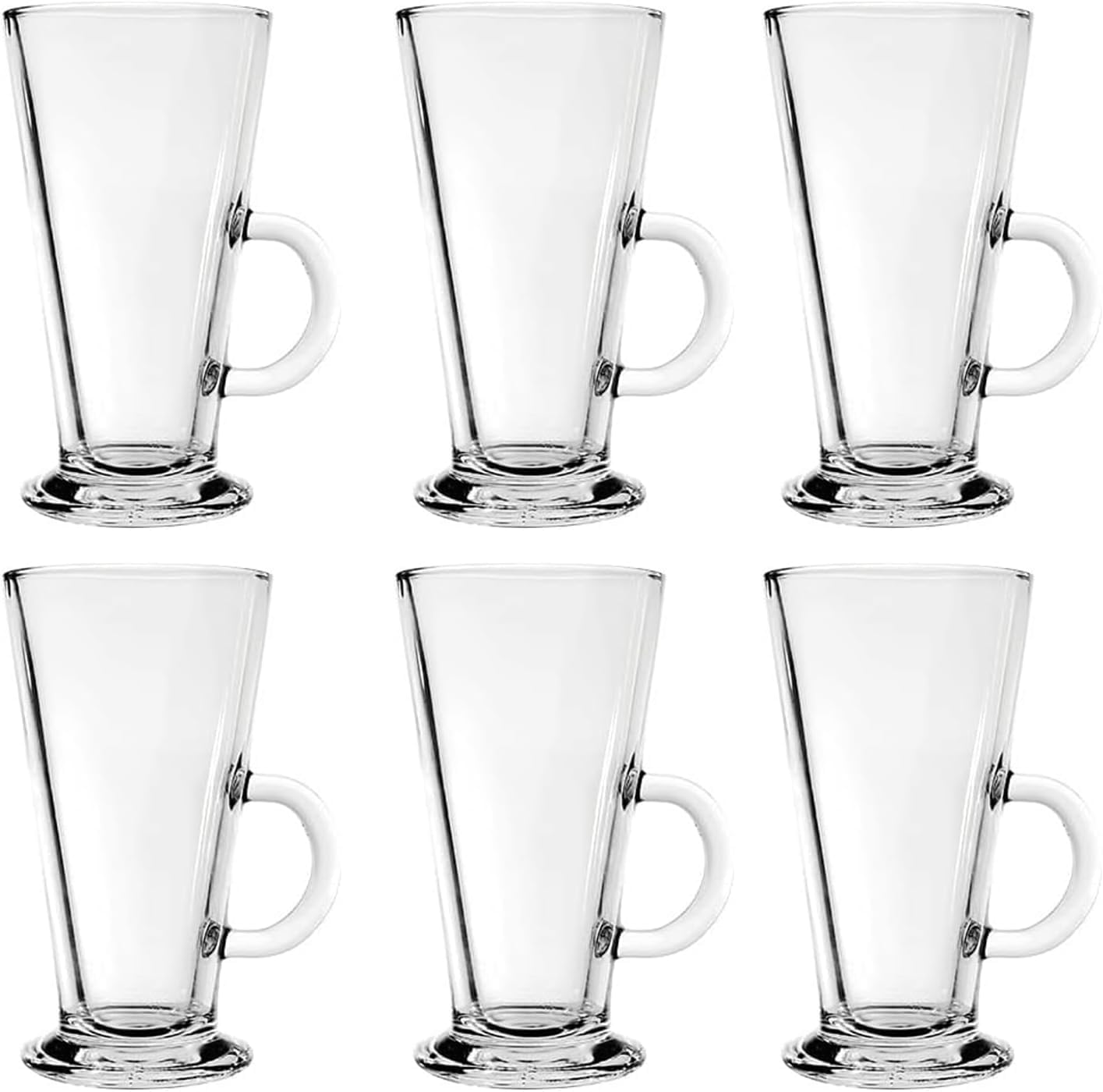 Verres à café avec pied MIVIDE pour vos moments de détente autour d'un cappuccino ou d'un thé