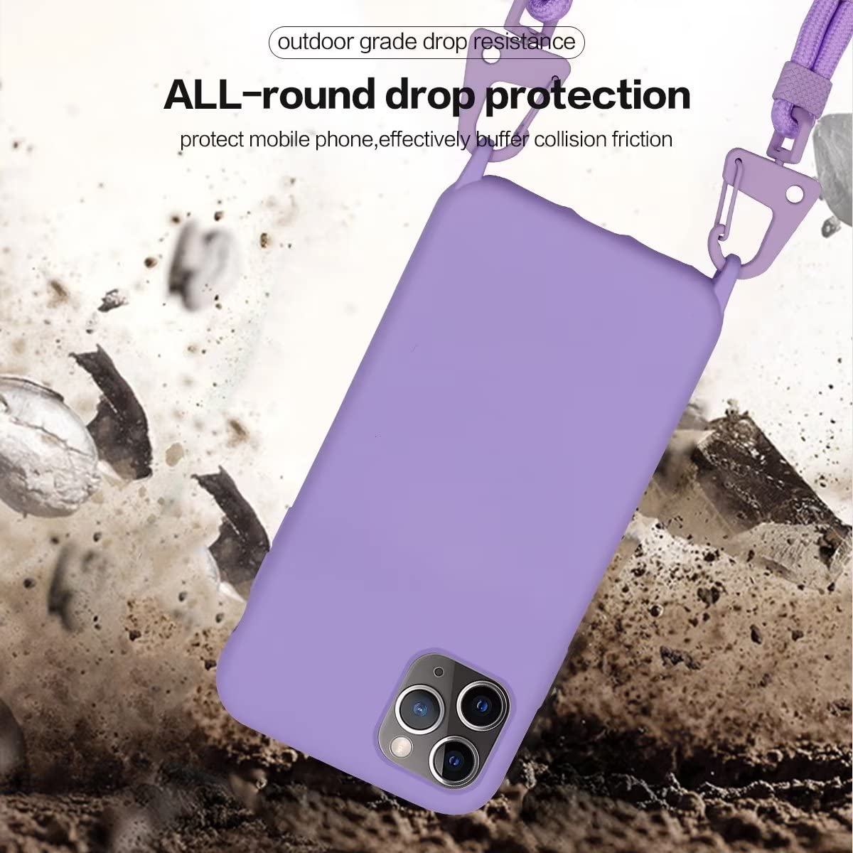 GoodcAcy Custodia Compatibile con iPhone 11, Custodia da Collo per
