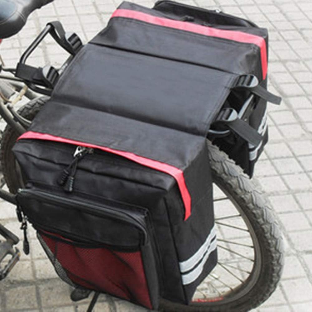 HONUTIGE Bicycle Double Pannier Bag, Large Capacity Rear Seat Trunk Bag - Image 4