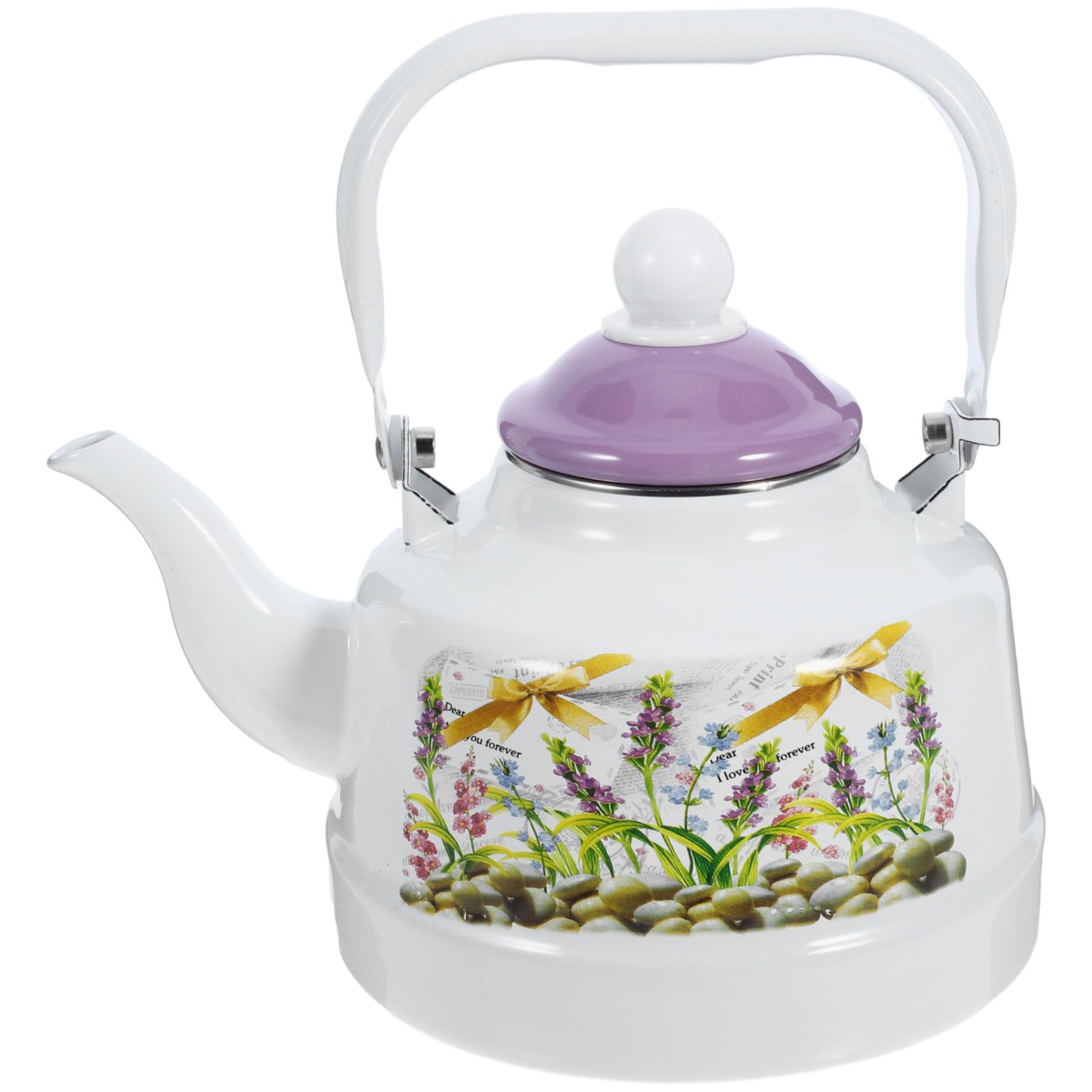 Hervidor de Esmalte Retro 1, 7 L para Cocina de Inducción y Eléctrica