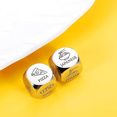 Miniatura 5 de Regalos de cesta de abucheo para mujeres, regalos de aniversario, cita, noche, compromiso, para novio, parejas, dados de comida, decididor, San