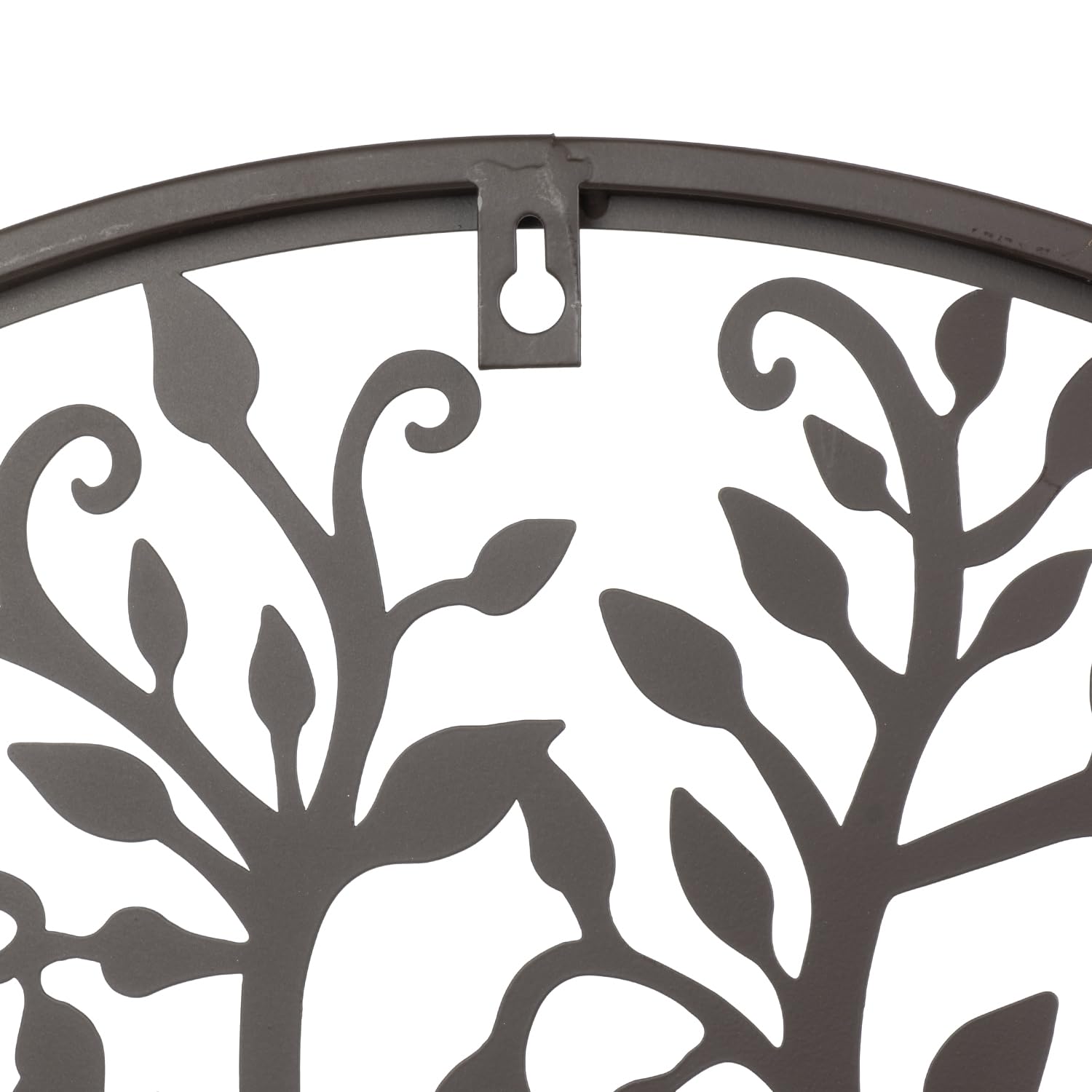 Moritz Wanddeko Lebensbaum 51,5 x 51,5 x 1 cm Metall braun Wanddekoration Wandbild Baum des Lebens Indoor Outdoor 3