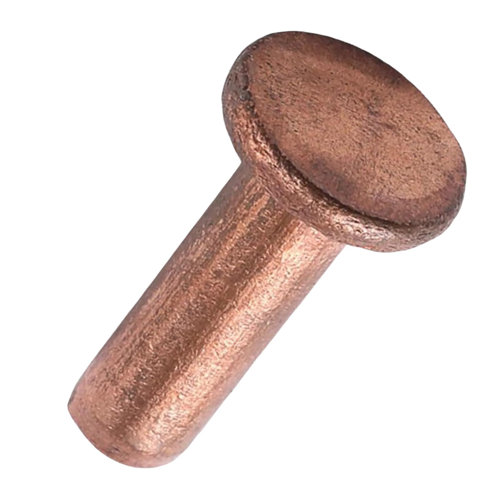Rivets à tête plate solides M6 x 10mm pour éliminer le desserrage des vis fraisées - 7
