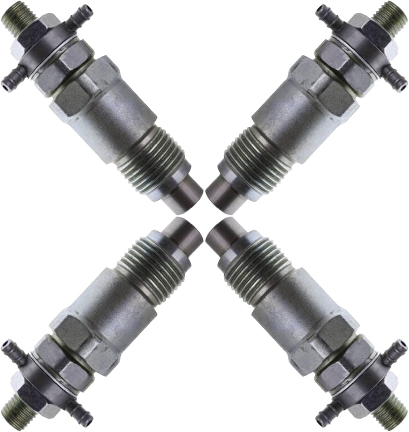 3974254 4PCS Fuel Injector Suitable for Kubota V1702 Engine Fits for Bobcat 1600 645 743 Skid Steer loader
