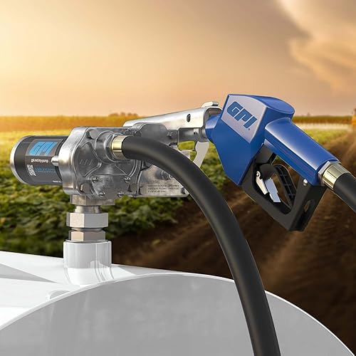 Vista 8 de GPI - Bomba de transferencia de combustible serie M-1115, boquilla de apagado automático, 12 GPM, 115 voltios (110000-82)