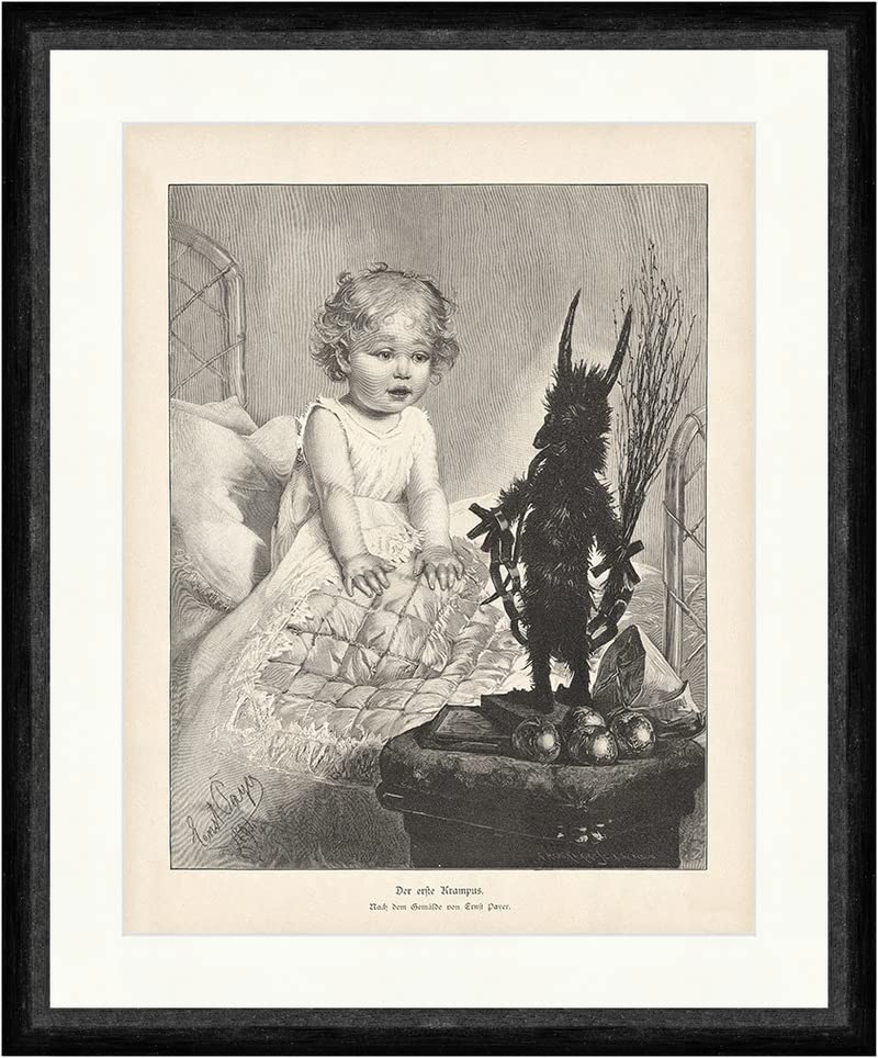 Biller Antik The First Krampus Ernst Payer Child Scarter Sign Custom Faksimile_A 2586