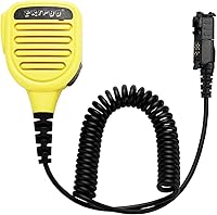 Vista 14 de Altavoz Micrófono Hombro Impermeable IP56 Compatible con Motorola SP200D CLS 1110 Radio bidireccional con conector de 0.138 in (1 ud.)