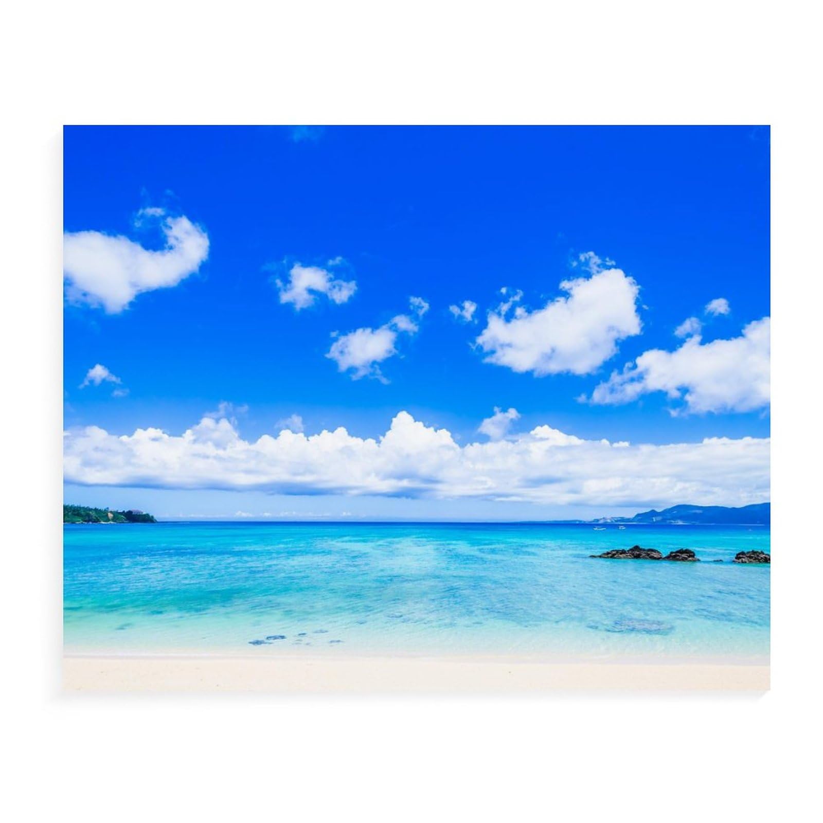 Amazon | 青い海 数字油絵 風景画 数字キット塗り絵 手塗り DIY絵