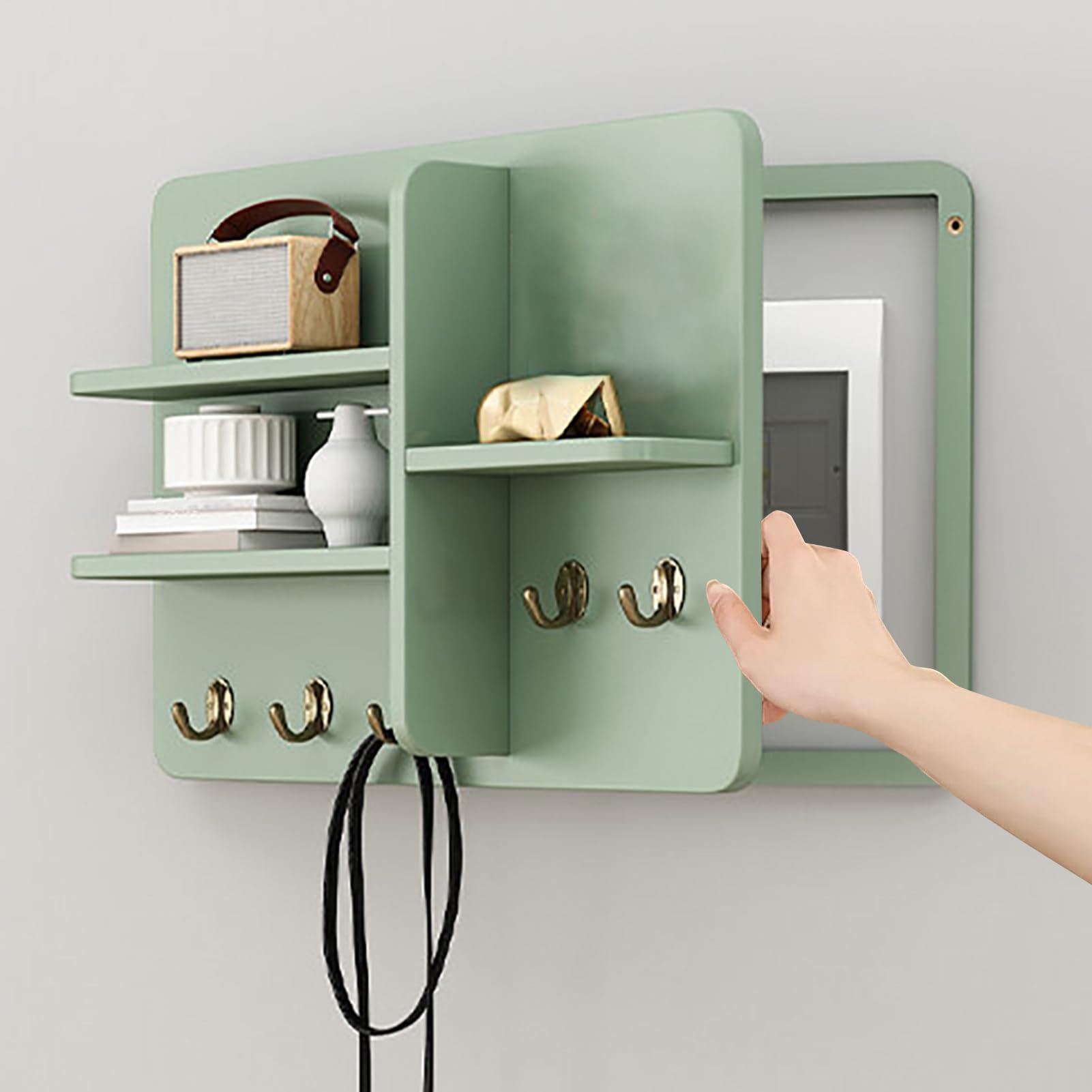 Cache-compteur électrique pour masquer un panneau de fusibles inesthétique