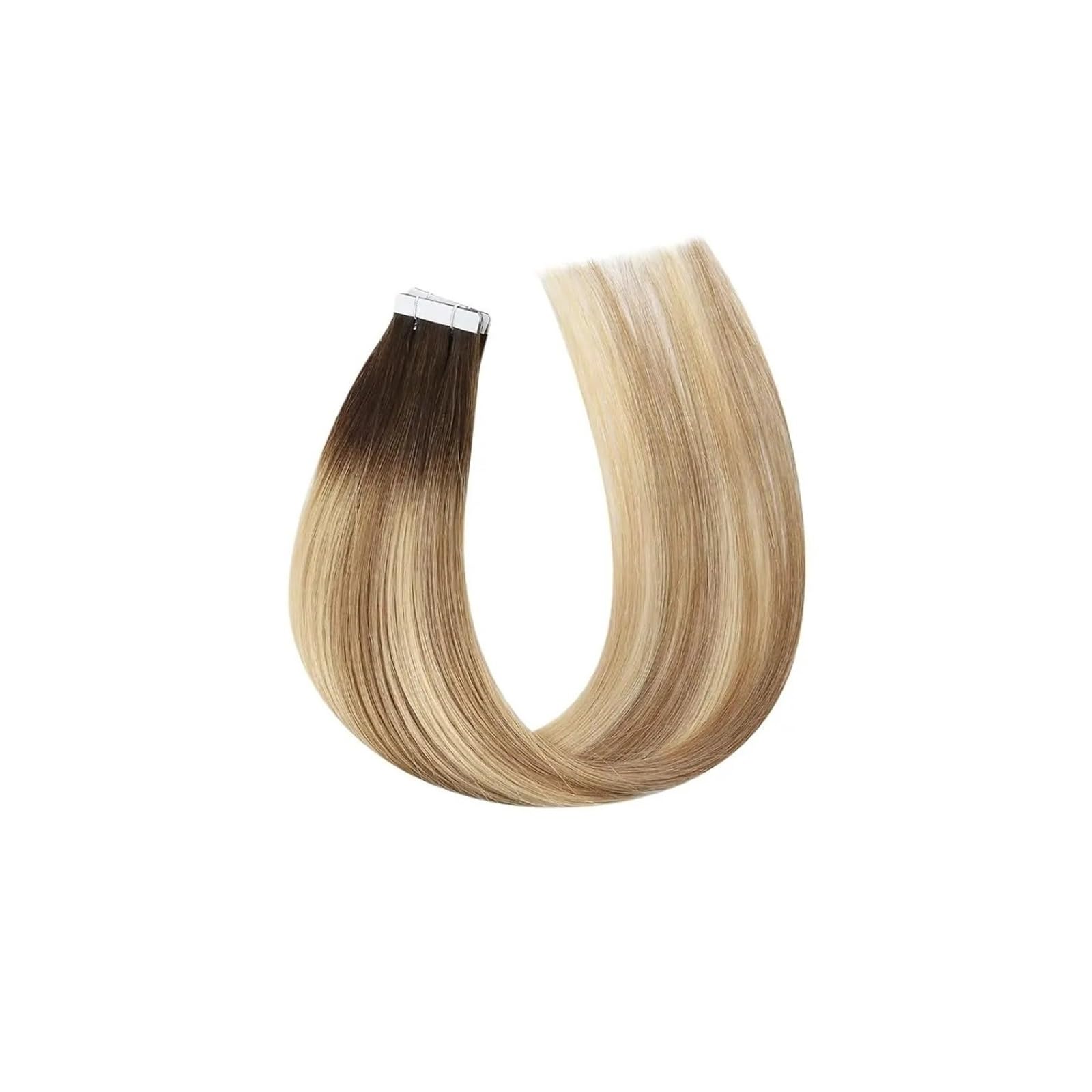 Extensions de cheveux ruban adhésif invisible haut de gamme en vrais cheveux humains - 7