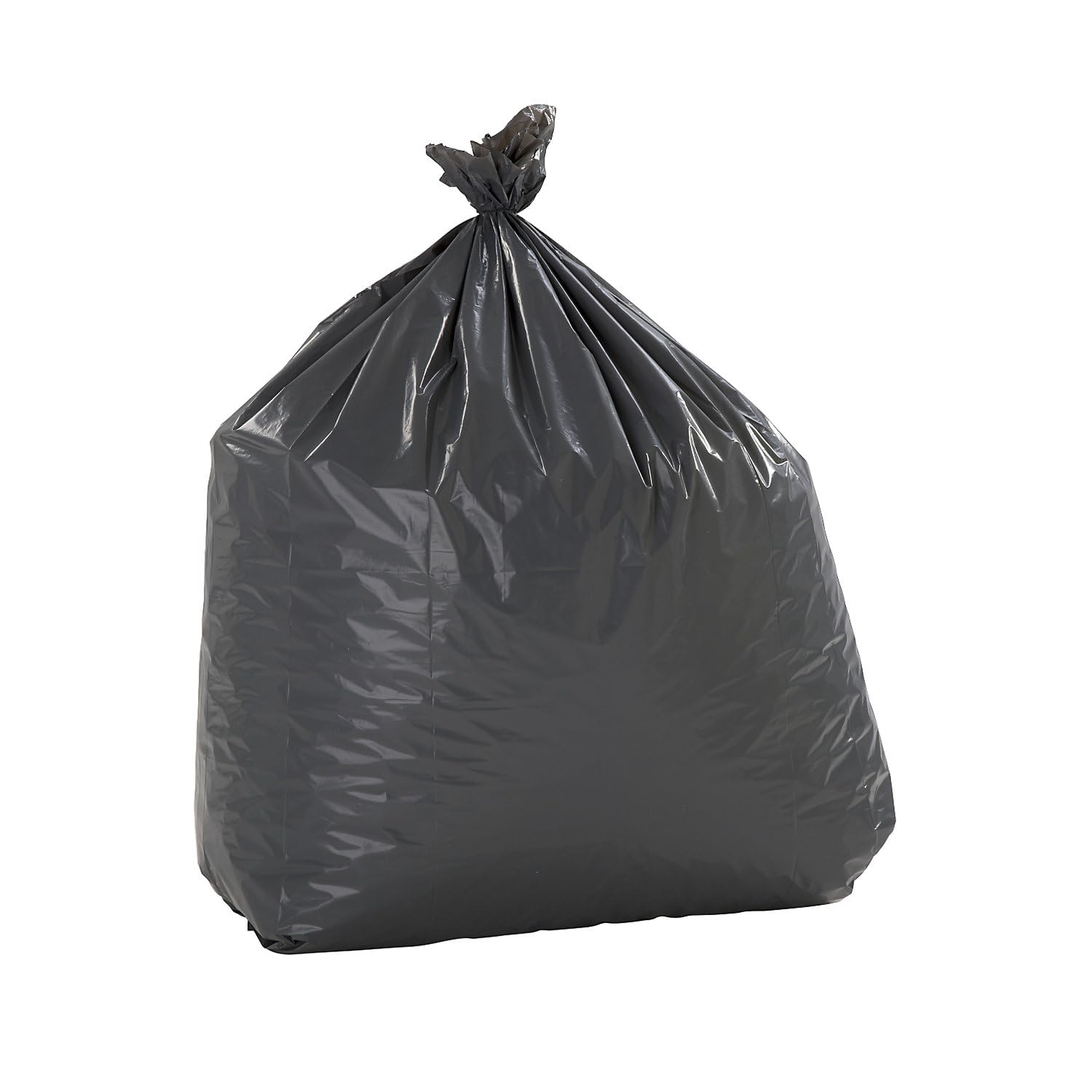 kaiserkraft | Seitenfalten Abfallsäcke Premium | LDPE | 180 l | LxBxH 600 x 350 x 1100 mm | 40 µm | Grau | VE 200 Stk