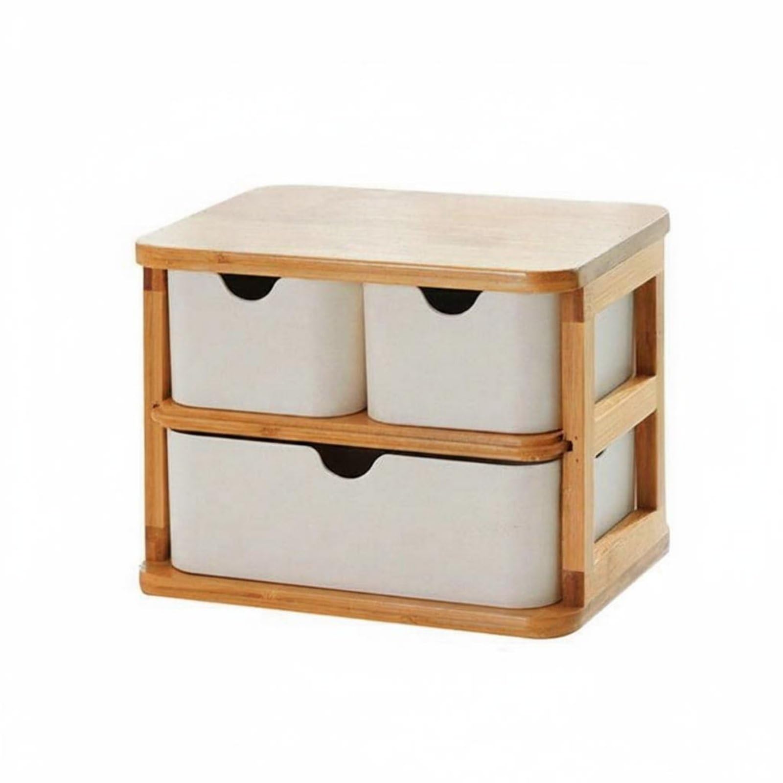 Caja de almacenamiento con divisiones móviles y organizador de cajones