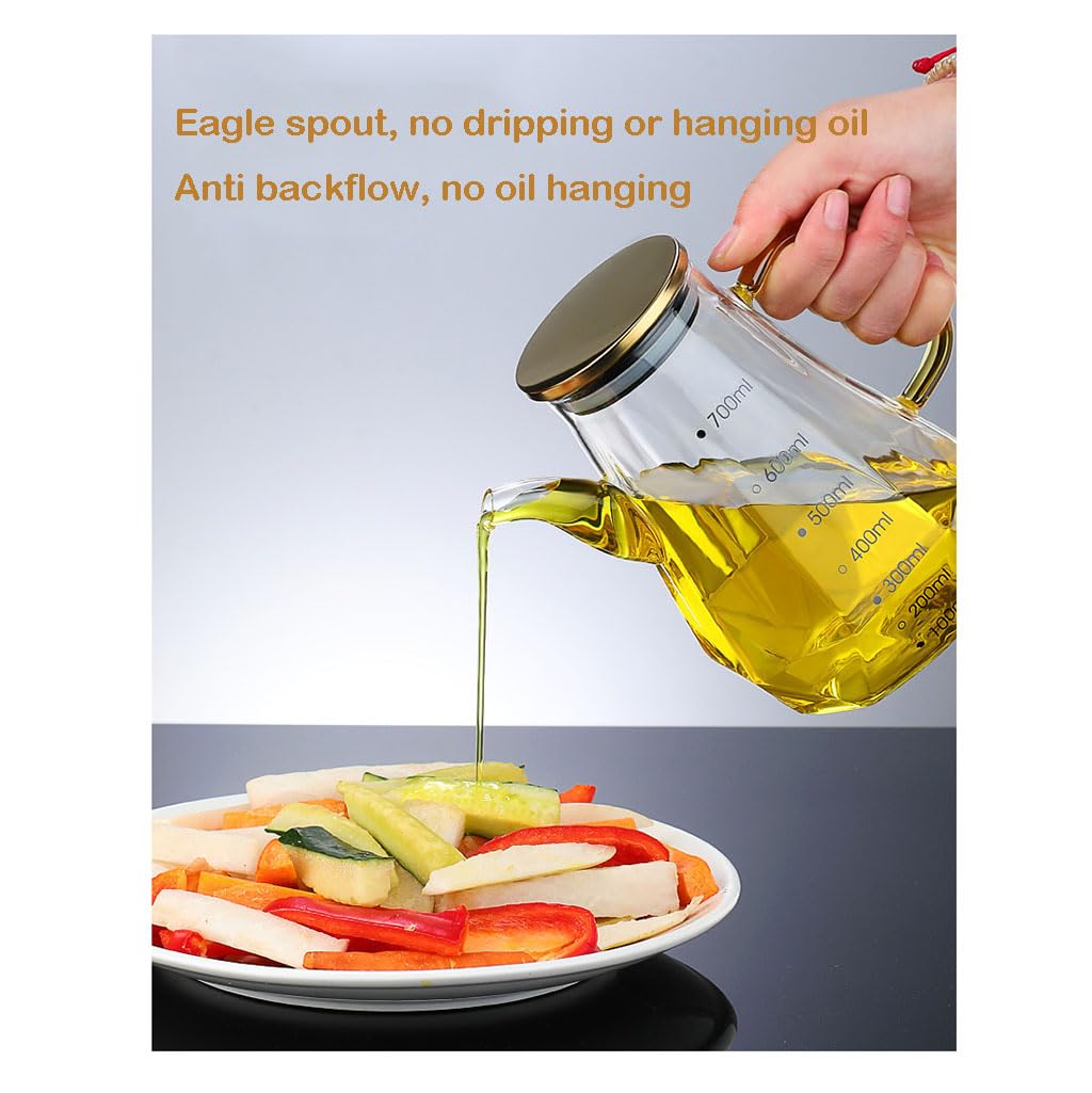 Küche mit Tankflaschen, Ölspender-Sprühflasche aus Glas, 500 ml, 700 ml, 900 ml