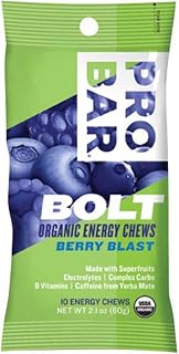 Probar Bolt Organic Energy Chews, Berry Blast, 2.1 oz