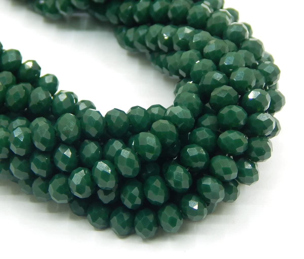 Perlin Lot De 40 Perles De Cristal De Bohême, 4 Mm, Perles Tchèques