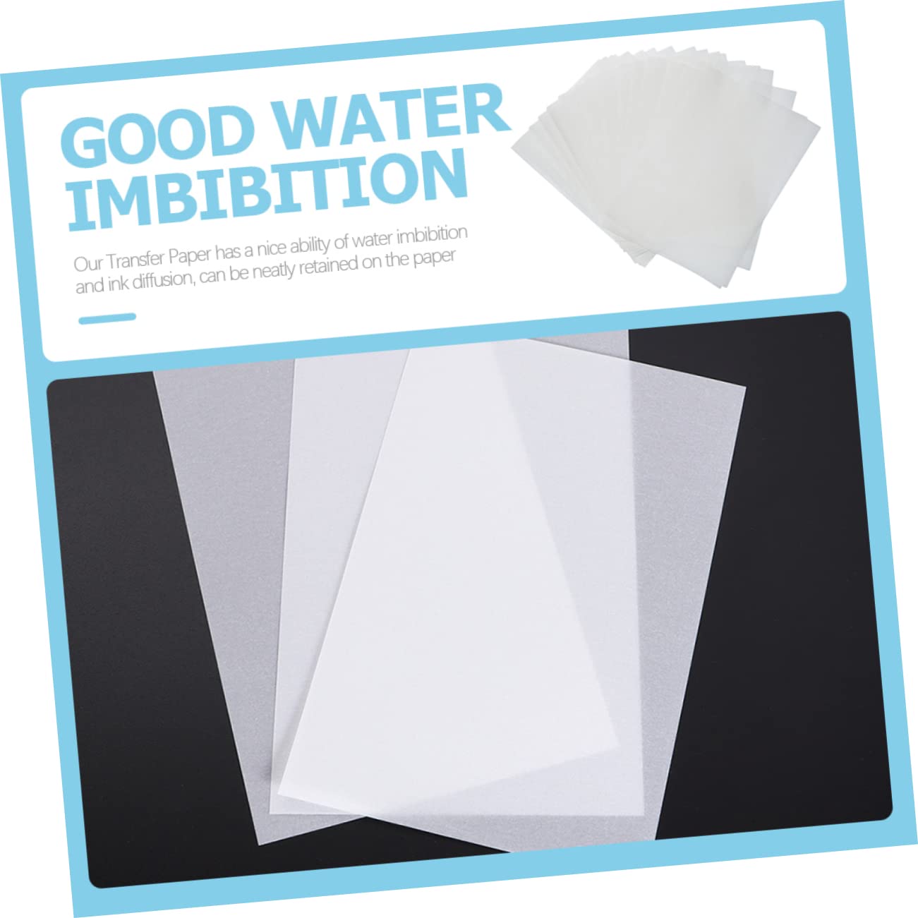 PLAFOPE 300 Feuilles de Papier Calque Translucide Blanc A5 73g pour Calligraphie Chinoise et Dessin, pour Invitations et Apprentissage, pour Adolescents et Adultes