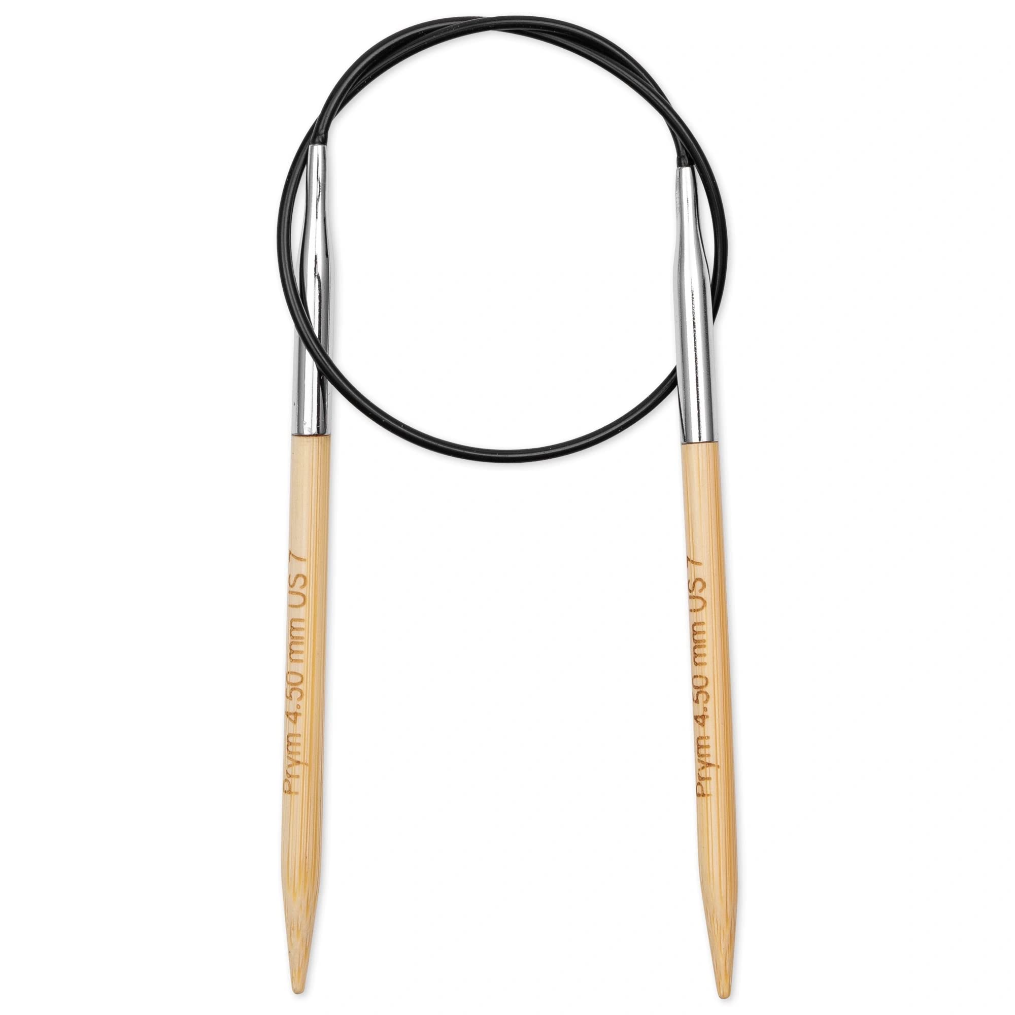 Prym - Prym 1530 Bamboo (40cm, 4.50mm) Circular Knitting Needle - 1 Unit, Wood-coloured - Image 2