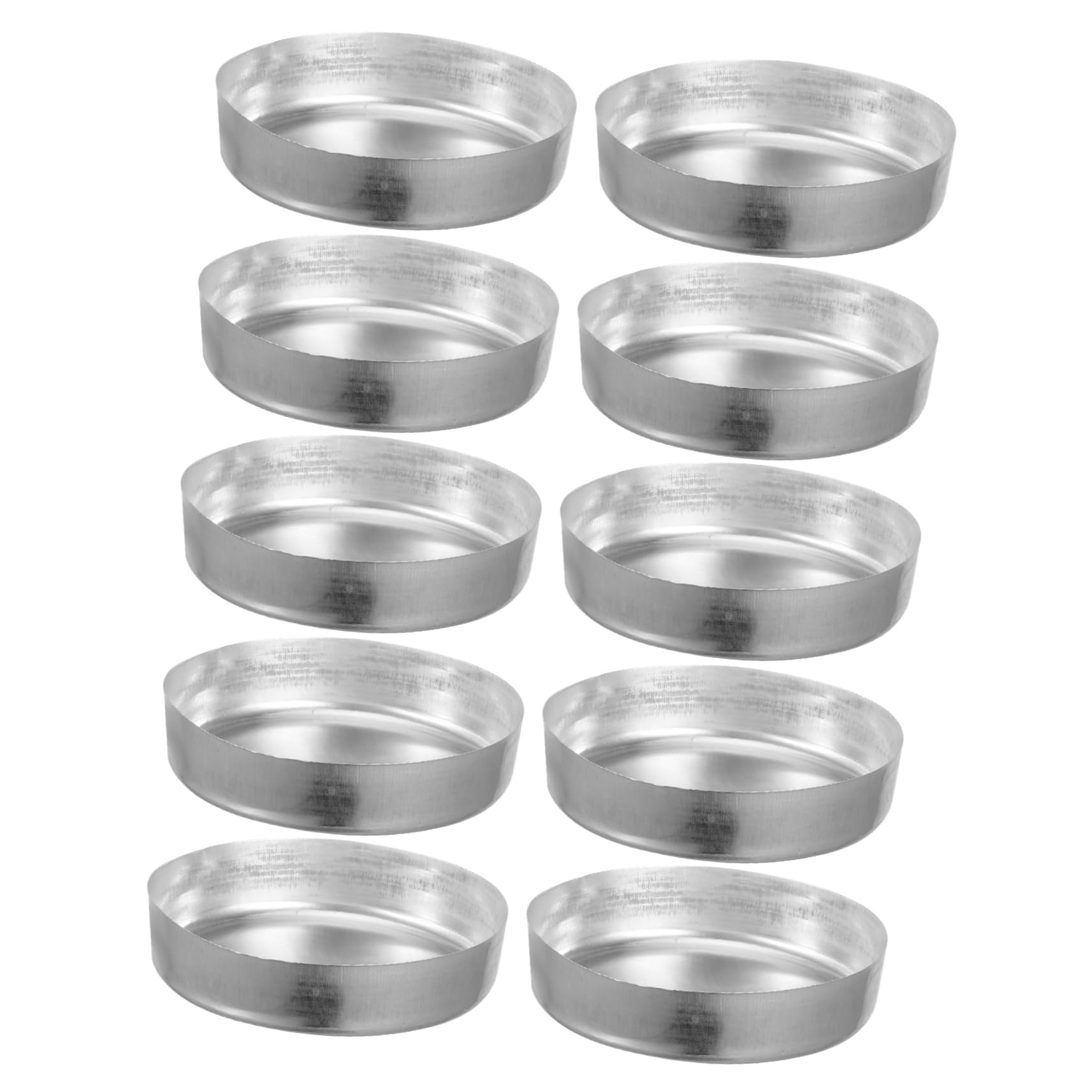 Zerodeko 5 Sätze Wiegeschale Pulver Proben Für Wiegen Boote Messung Tabletts Wiegeplatte Waagschalen Ausgleichen Wägeplatten Wiegeboot Messen Silver Aluminium 10 Stück * 5