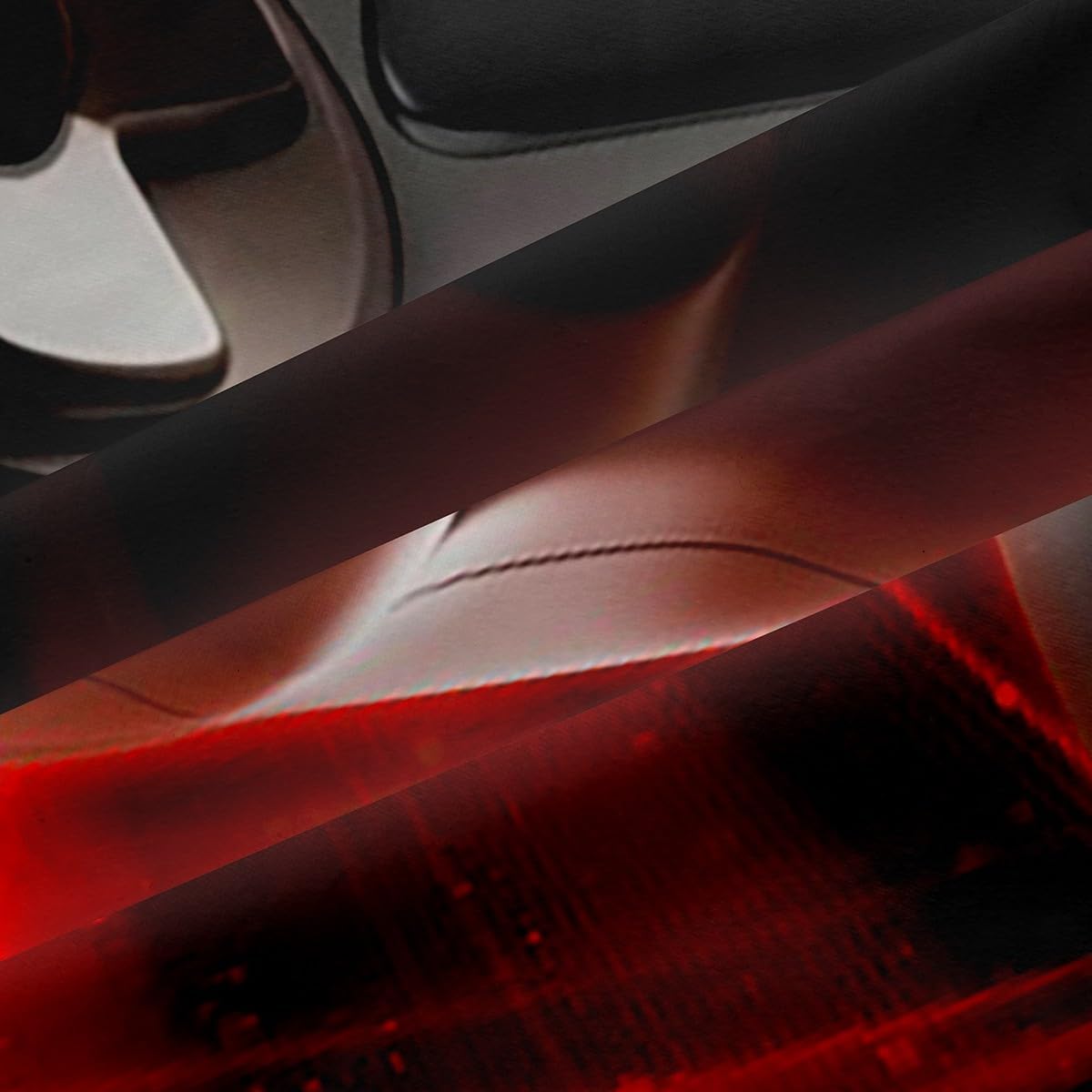 Erosebridal Red and Black Gaming Window Curtains, Video Game Gamer Curtains & Drapes for Boys Kids Bedroom Room Decor, Gaming Console Gamepad Window Treatments 2 Panels, 42 x 63 Inch