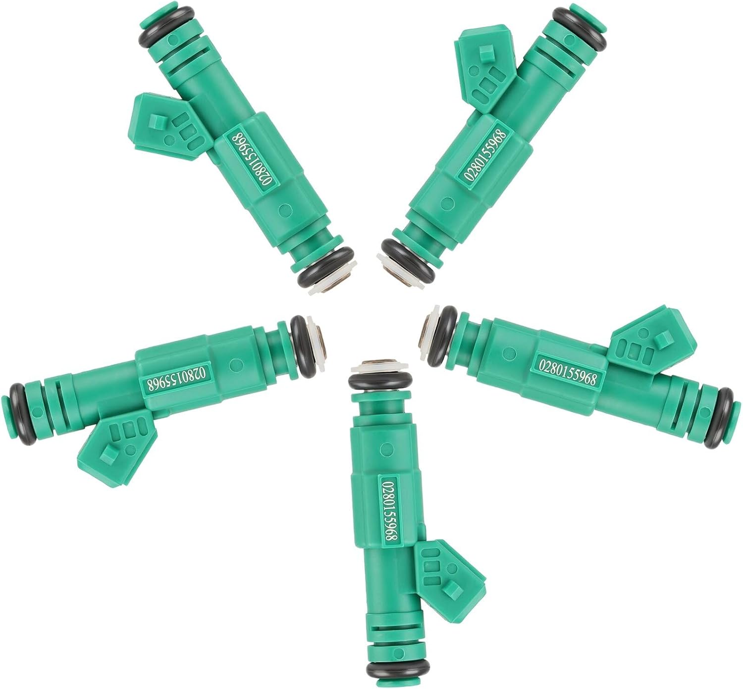 5ps SCITOO Fuel Injector Automotive Engein 9202100 Replacement Kits fit for 2004 for Volvo for C70, 2003-2007 for Volvo for S60