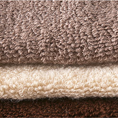 Yizelli 2 Pairs Winter Warm Thick Mid Calf Socks for 3-12 Years Kids Thermal Knee High Socks for Toddler Boys Girls4