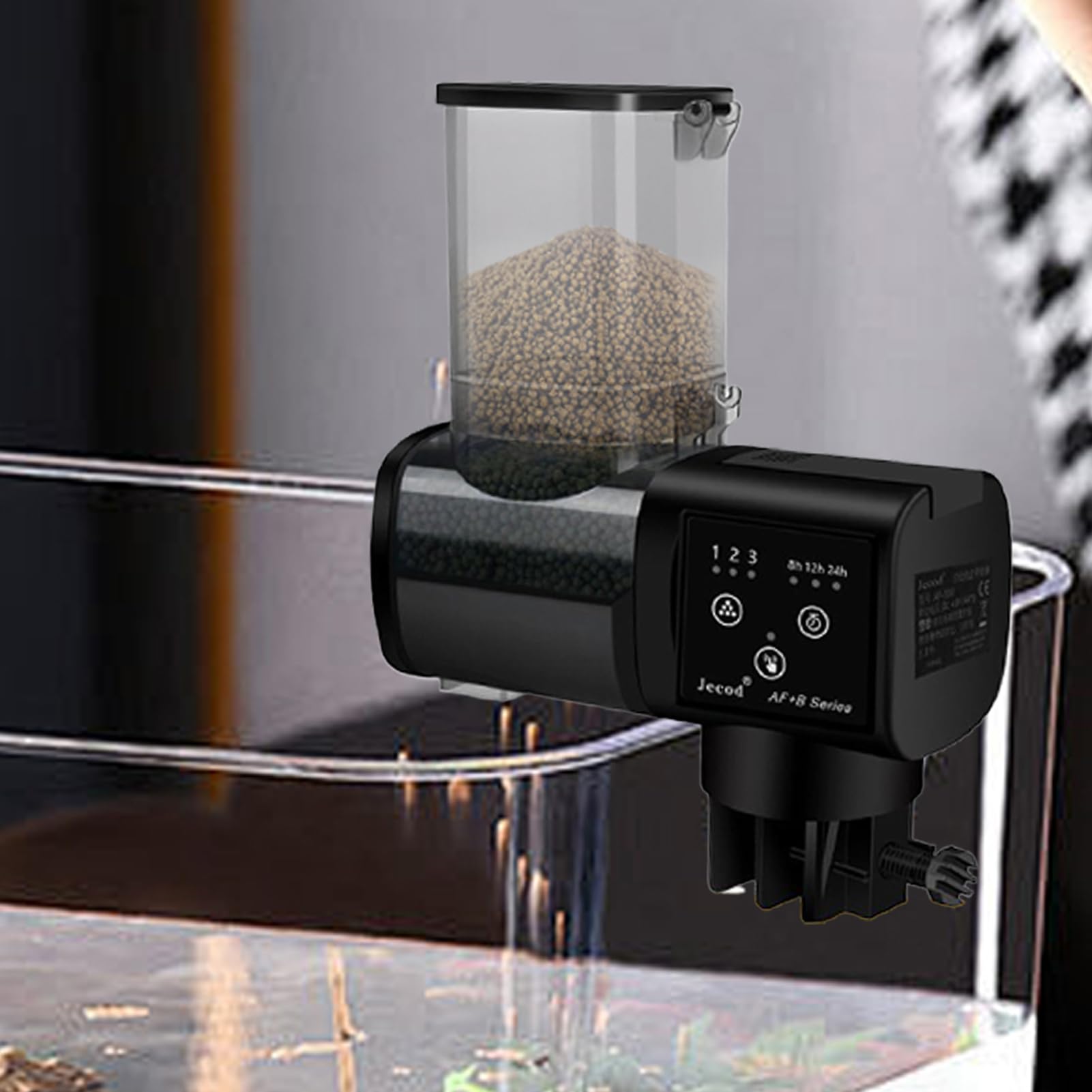 Alimentatore Automatico Per Acquario Alimentatore Automatico Cibo Da | Alimentatore automatico per tartarughe 500 ml Per Casa, Viaggi, Weekend, Uso Quotidiano, Alimentazione, Principianti