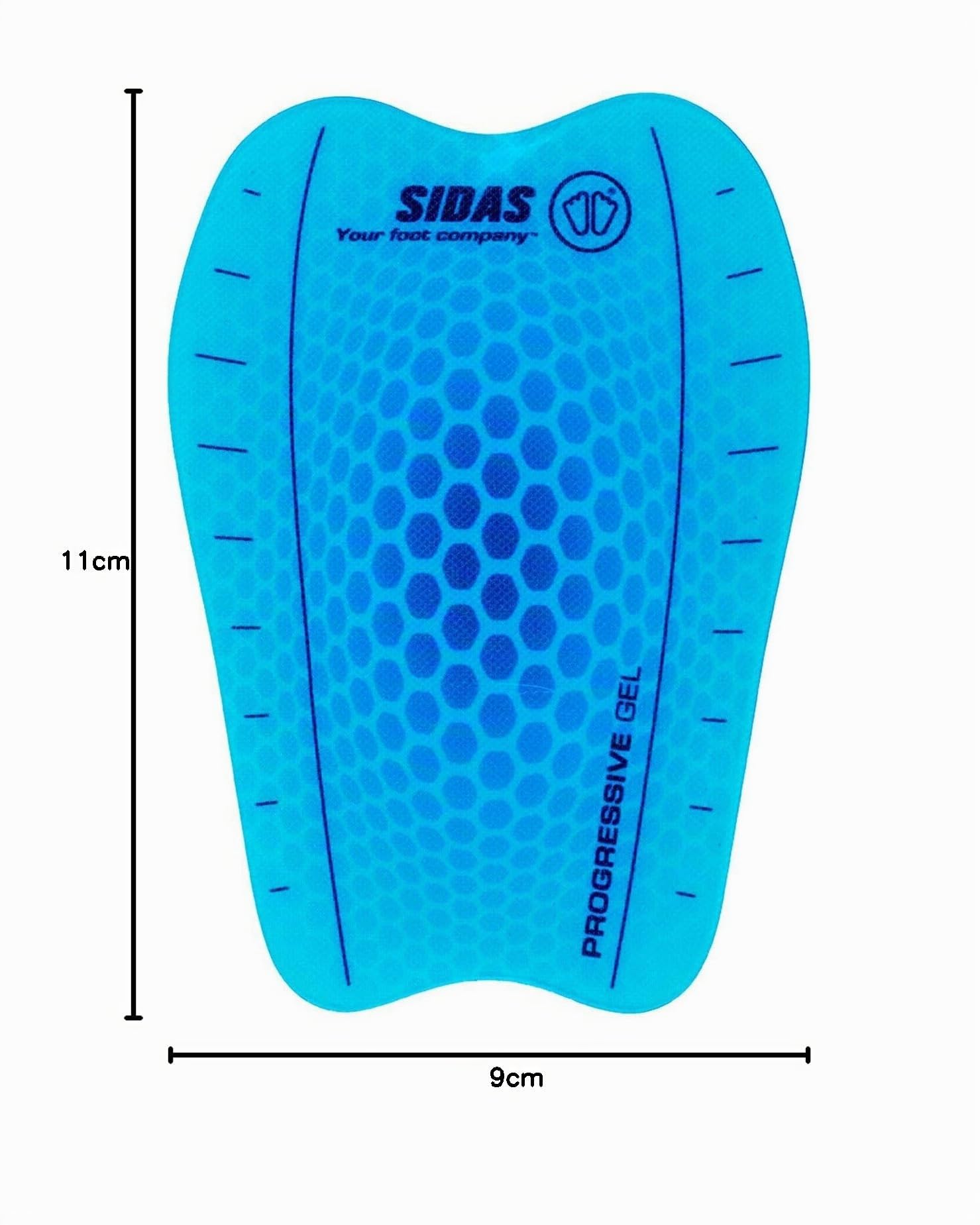 Sidas Shin Protectors, Coppia di protezioni tibiali in gel, Protezioni tibiali per lo sci, Alleviano il dolore alla tibia causato dagli scarponi da sci, Lavabili e riutilizzabili