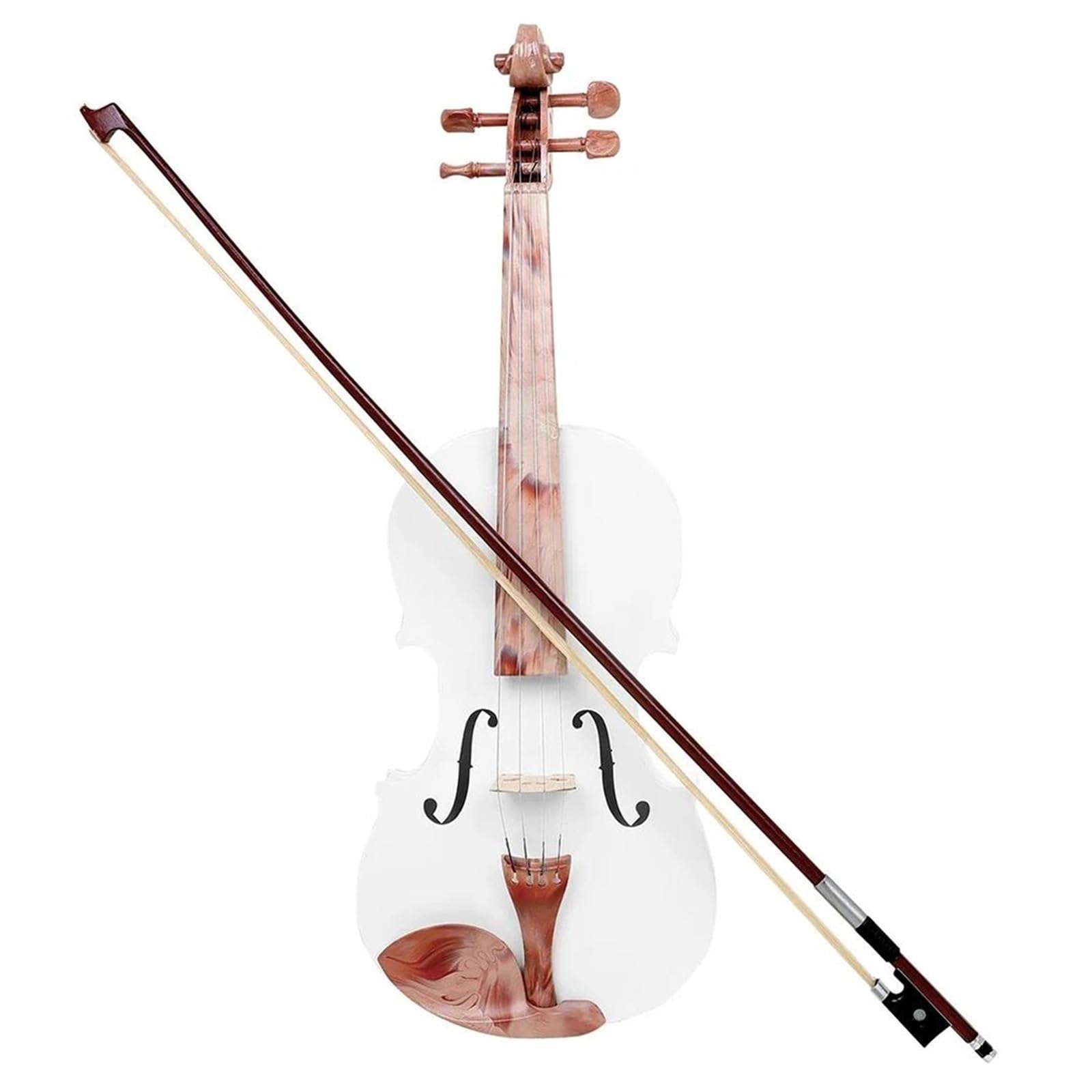 Skrzypce Instrumenty Muzyczne Zestaw Skrzypcowy 4/4 Z Twardym Futerałem Stroikiem Smyczkowym I Dodatkowymi Strunami Do Ćwiczeń Gry Dla Dorosłych Początkujących(Type2)
