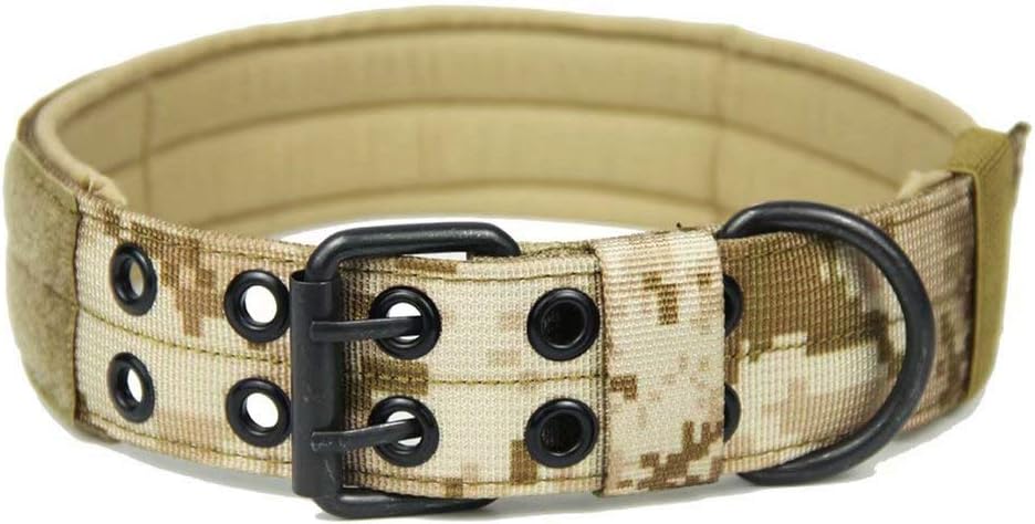 Rednut Dog Collar,Adjustable Military Training Collar/Ballistic Nylon Heavy Duty Collar,Military Nylon Heavy Duty Metal Buckle for…