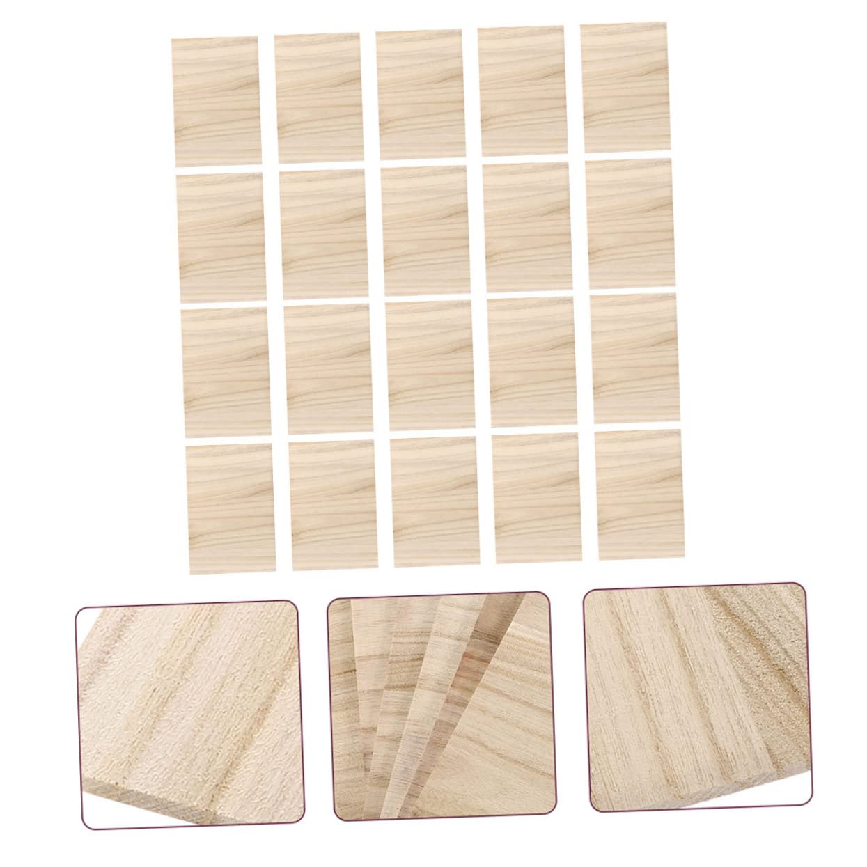 Anneome Lot de 20 Planches De Taekwondo Cassables en Bois 0,3 Cm Et 0,6 Cm, Accessoires D’entraînement pour Garçon Et Filles, Utilisation en Arts Martiaux Et Performances Taekwondo