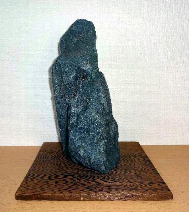 【鑑賞用自然石(風速)】自然石 板台付き 鑑賞用自然石(風速)】自然石 板台付き