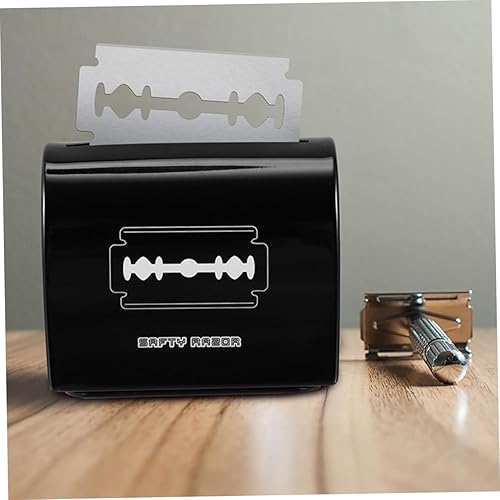 Miniatura 4 de TOYANDONA Caja de almacenamiento de cuchillas de afeitar de eliminación de cuchillas de afeitar estuche de rebanada de afeitar para hombres