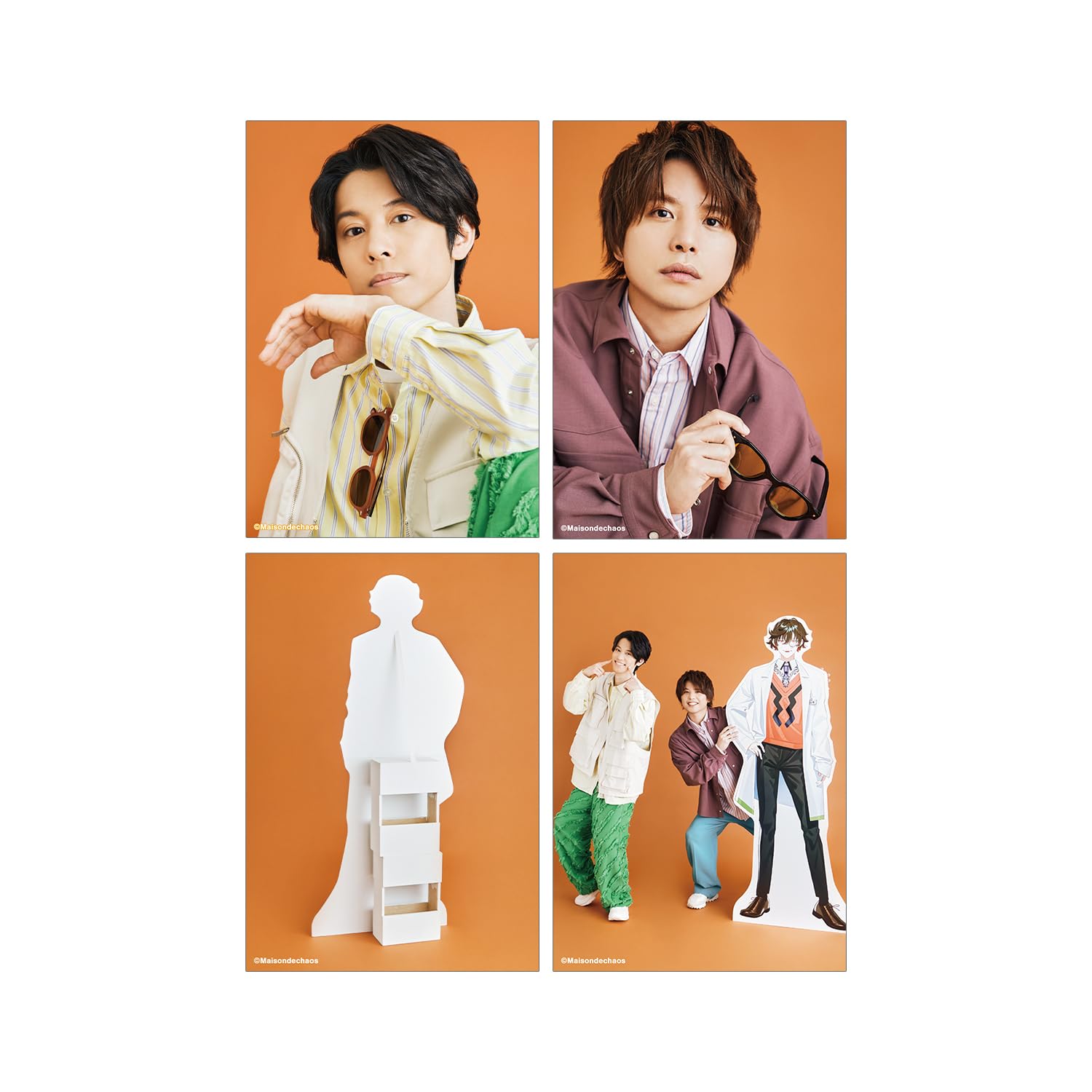 Chiharu Sawashiro SOGO Nakamura Takuya Yamanaka's Maison de Chaos Bromide 4-Piece Set Ver. C