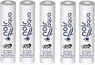 Noir Aqua PP Spun Filter/Cartridge for All Types of RO Water purifiers (10 Inch, 5 Micron) Pack of 5 | RO Water Purifier C... Price In India