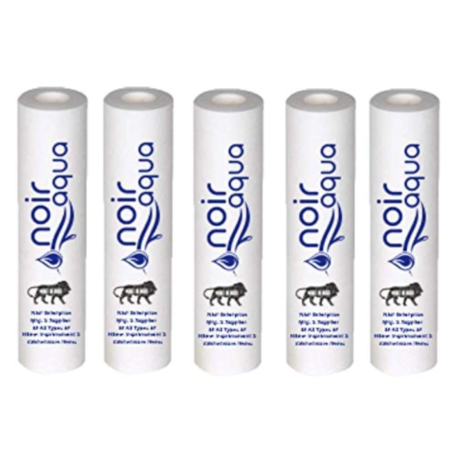 Noir Aqua PP Spun Filter/Cartridge for All Types of RO Water purifiers (10 Inch, 5 Micron) Pack of 5 | RO Water Purifier Cartridge, RO Spun Filter Cartridge Sponge Replacement Water Filter Candle-image-45