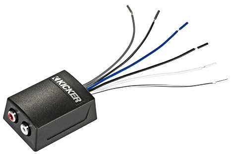 Kicker 46KISLOC2 K-Series Stereo Line-Output Converter w/Remote Turn-On Output