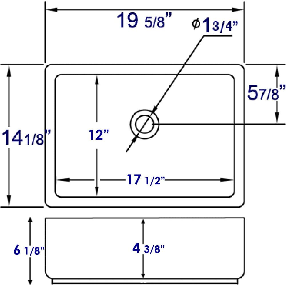Weekly Top Sale EAGO BA131 20-Inch Rectangular Ceramic Above Mount Basin , White Free Shipping Over $50 EAGO BA131 20-Inch Rectangular Ceramic Above Mount Basin , White