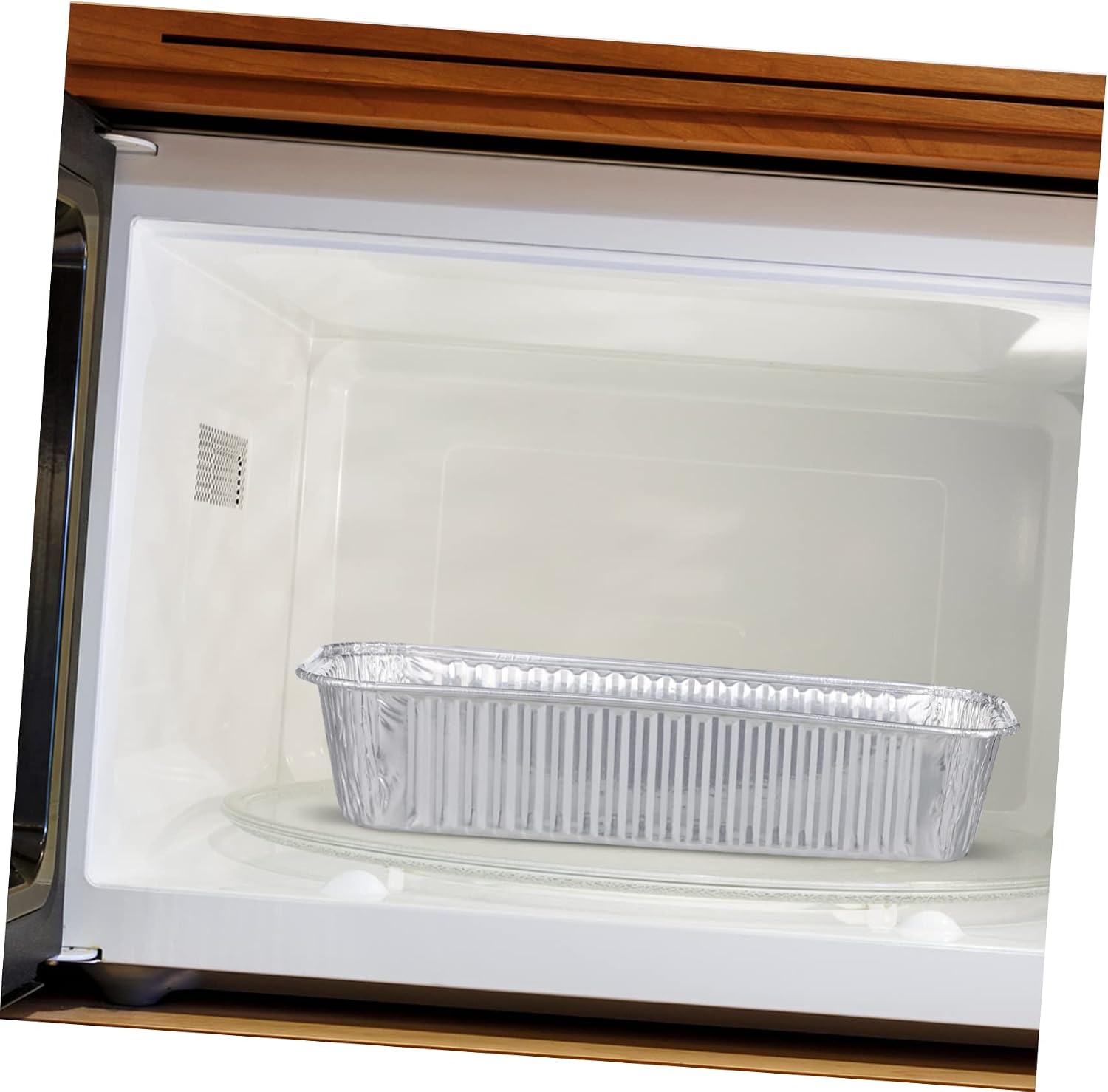 125pcs Aluminum Pans Heavy Duty Tin Foil Pans Large Aluminum Foil Trays for Cooking Baking Buffets for Parties