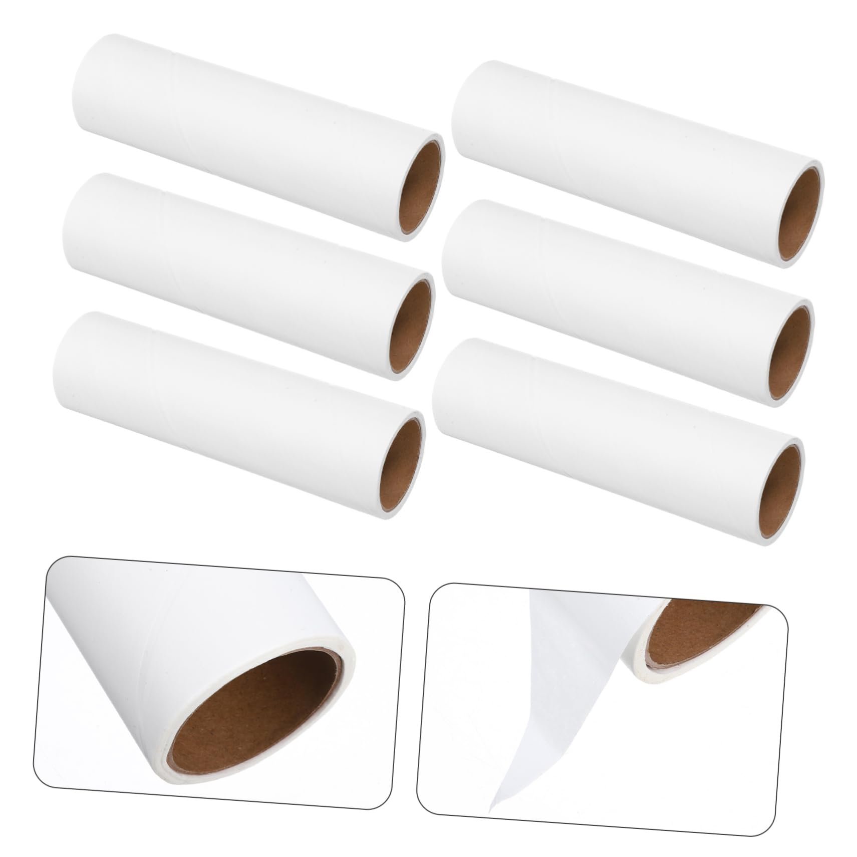 10rollos Repuesto Para Quitapelusas De Recambio De Rodillo Quitapelusas Adhesivo Reutilizables Para Quitar Pelos De De Superficie Ancha Para Ropa y Muebles