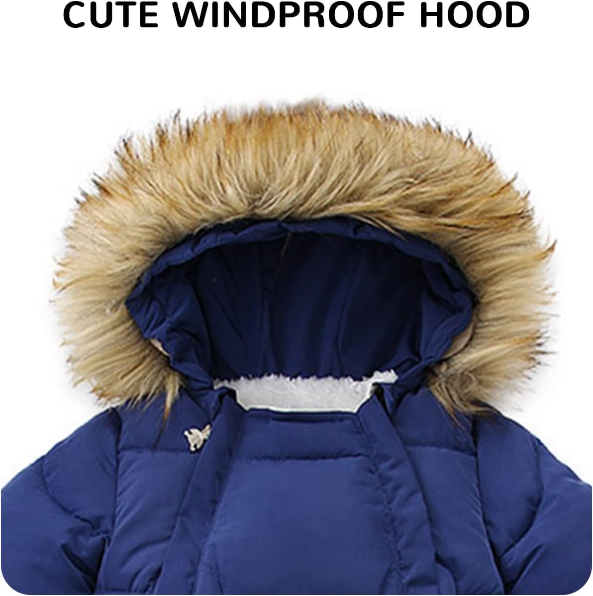 Bambino Ragazzo Inverno Tuta da Neve Vestiti Neonata Cappotto Tuta da Neve per Bambino