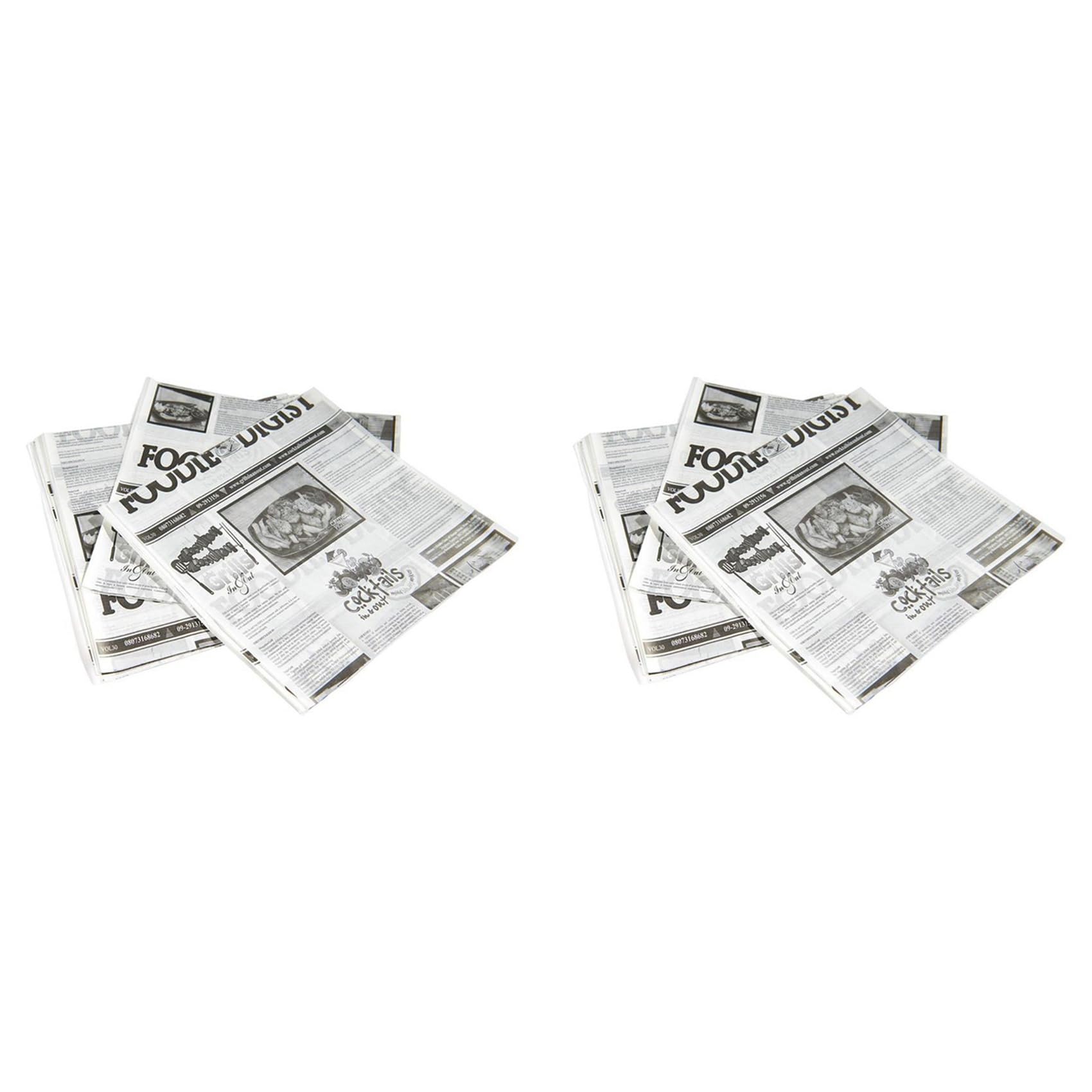 Hndhbfgrt 200PCS Baking Paper, Bread Paper, Hot Dog Tray Liner with French Fries, Hamburger Sandwich, Absorbent Paper